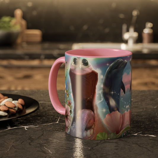 Happy Monster Meme Coffee Mug