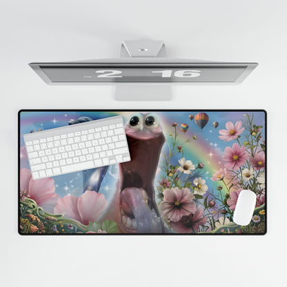 funny monster desk mat
